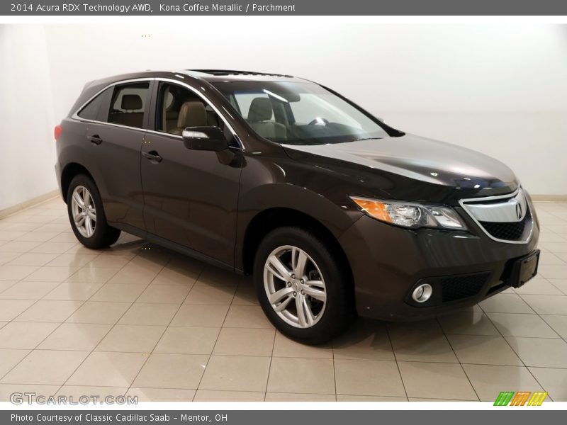 Kona Coffee Metallic / Parchment 2014 Acura RDX Technology AWD