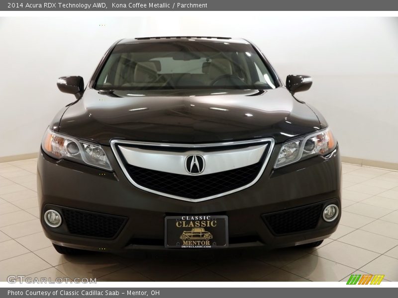 Kona Coffee Metallic / Parchment 2014 Acura RDX Technology AWD