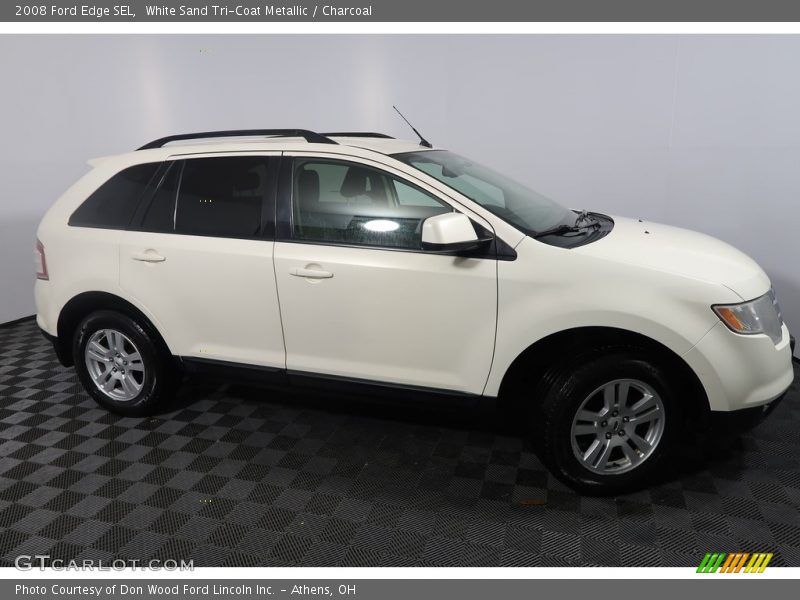 White Sand Tri-Coat Metallic / Charcoal 2008 Ford Edge SEL