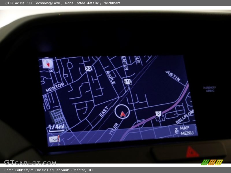 Kona Coffee Metallic / Parchment 2014 Acura RDX Technology AWD
