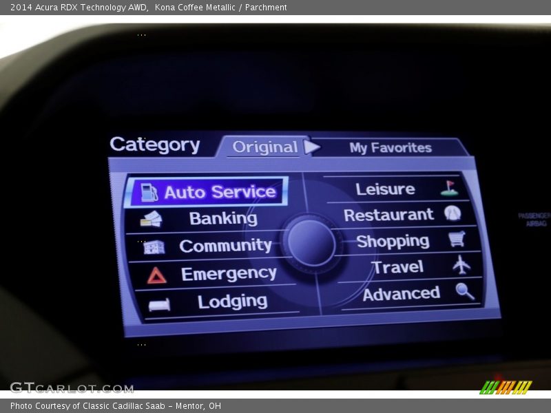 Kona Coffee Metallic / Parchment 2014 Acura RDX Technology AWD