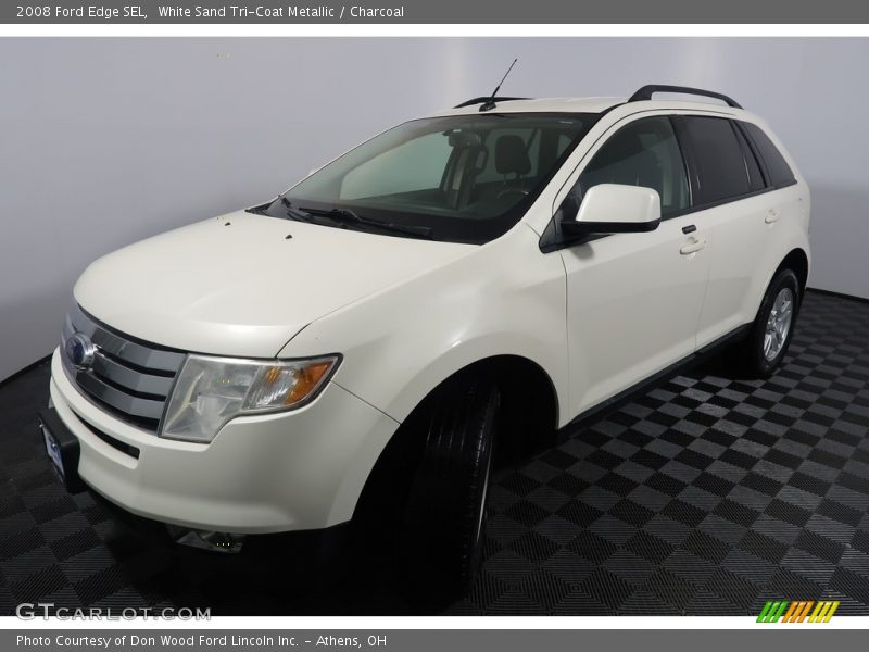 White Sand Tri-Coat Metallic / Charcoal 2008 Ford Edge SEL