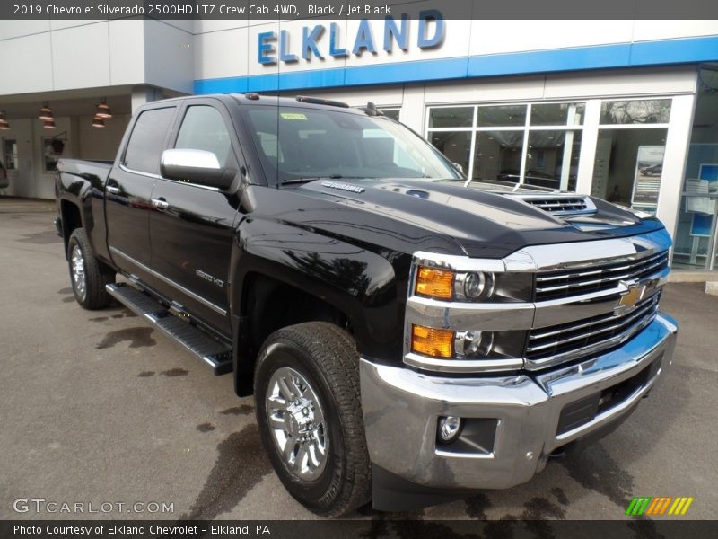 Black / Jet Black 2019 Chevrolet Silverado 2500HD LTZ Crew Cab 4WD
