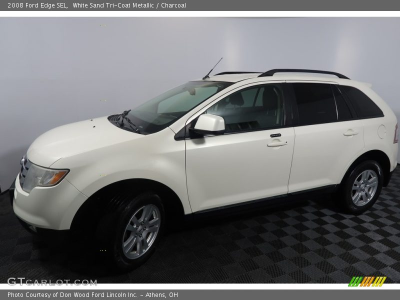 White Sand Tri-Coat Metallic / Charcoal 2008 Ford Edge SEL