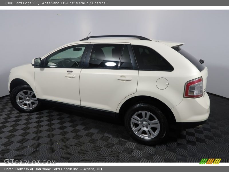 White Sand Tri-Coat Metallic / Charcoal 2008 Ford Edge SEL