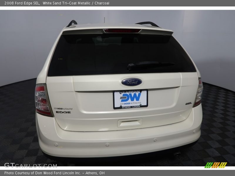 White Sand Tri-Coat Metallic / Charcoal 2008 Ford Edge SEL