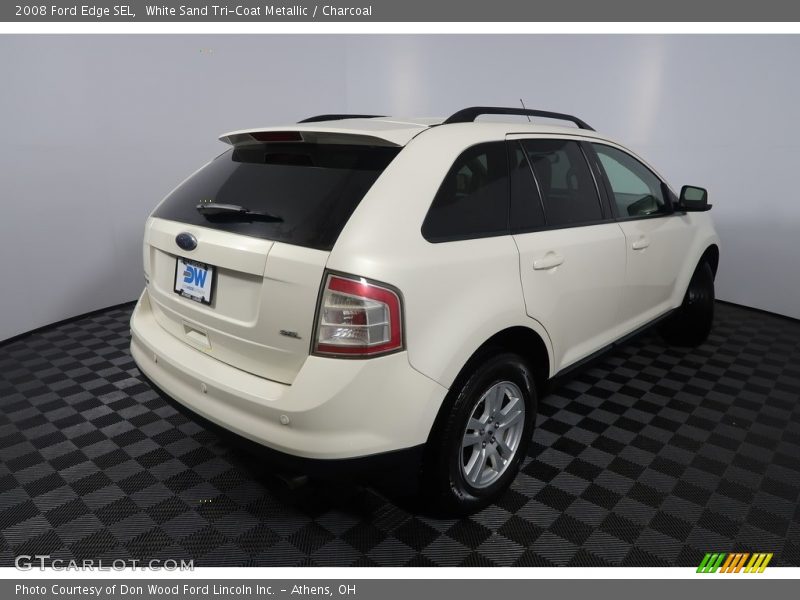 White Sand Tri-Coat Metallic / Charcoal 2008 Ford Edge SEL