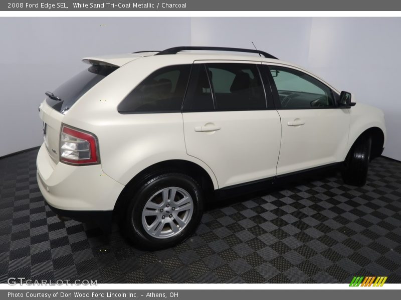 White Sand Tri-Coat Metallic / Charcoal 2008 Ford Edge SEL