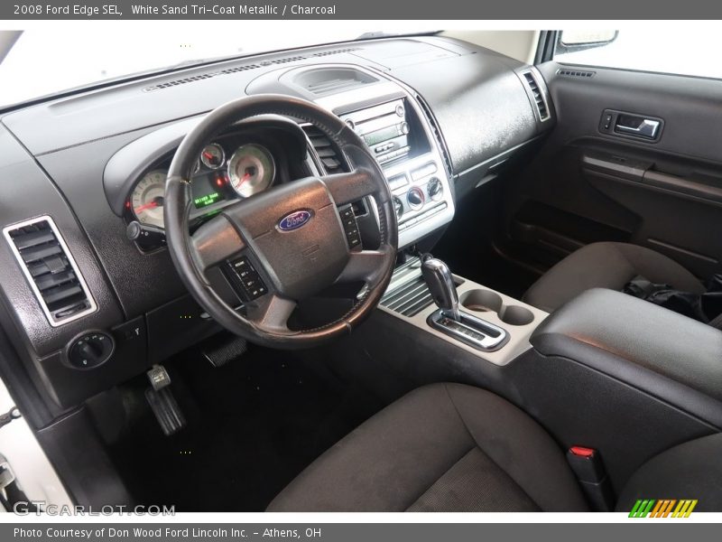 White Sand Tri-Coat Metallic / Charcoal 2008 Ford Edge SEL