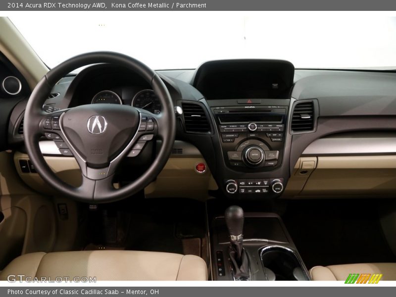 Kona Coffee Metallic / Parchment 2014 Acura RDX Technology AWD