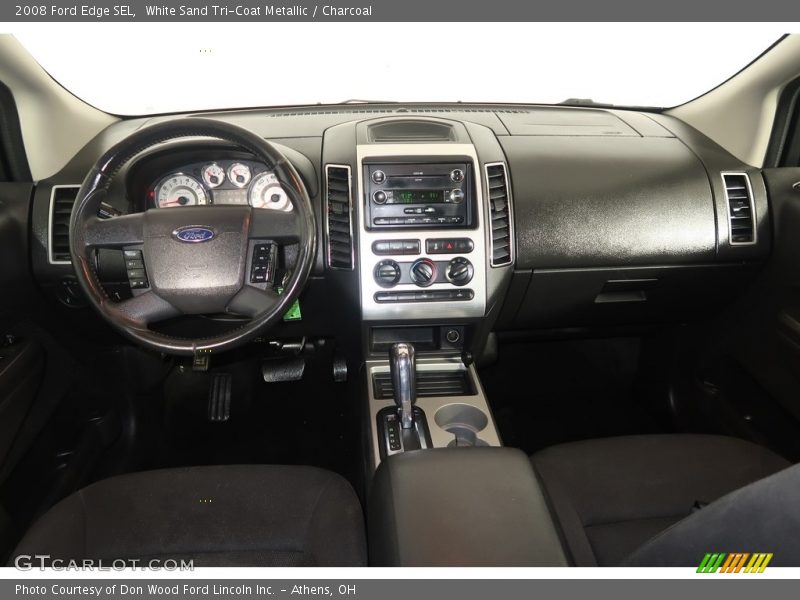 White Sand Tri-Coat Metallic / Charcoal 2008 Ford Edge SEL