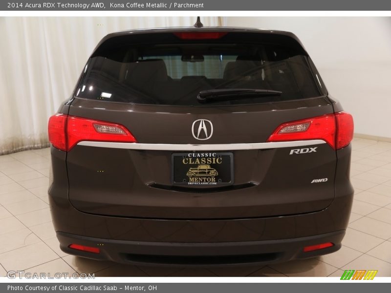 Kona Coffee Metallic / Parchment 2014 Acura RDX Technology AWD