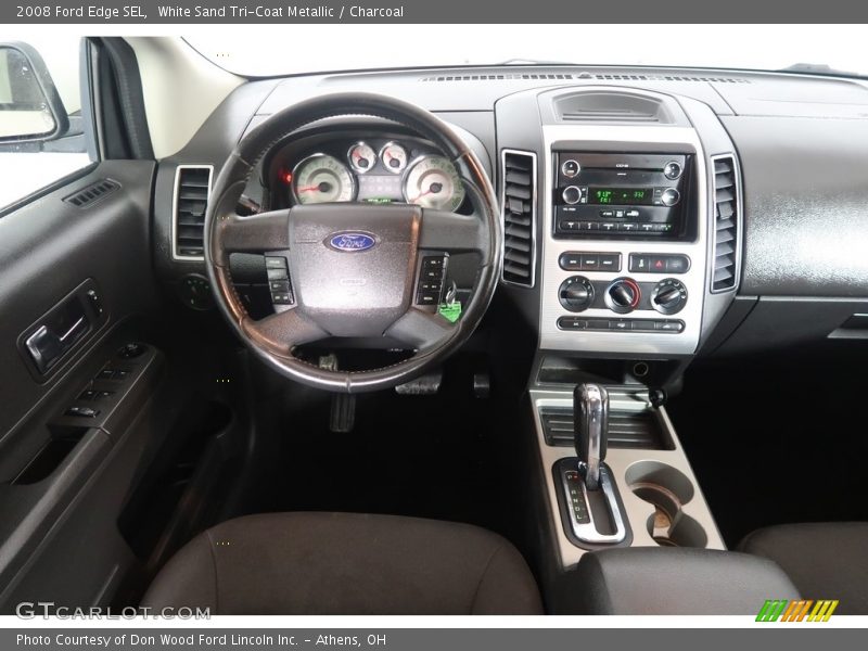 White Sand Tri-Coat Metallic / Charcoal 2008 Ford Edge SEL