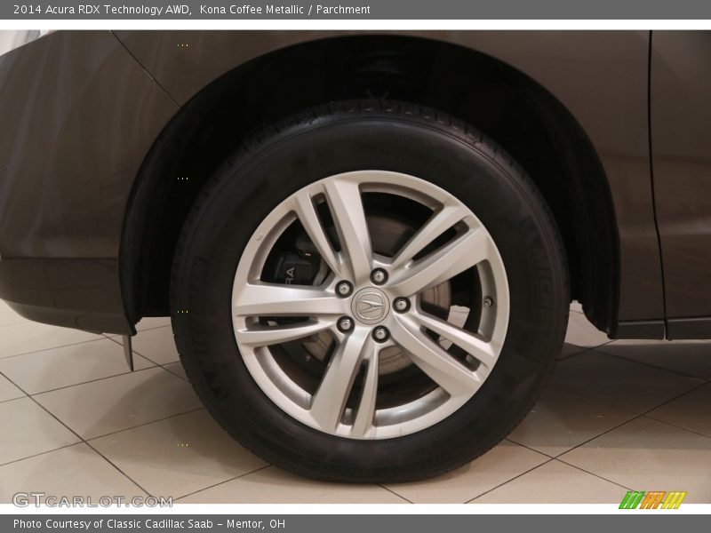 Kona Coffee Metallic / Parchment 2014 Acura RDX Technology AWD