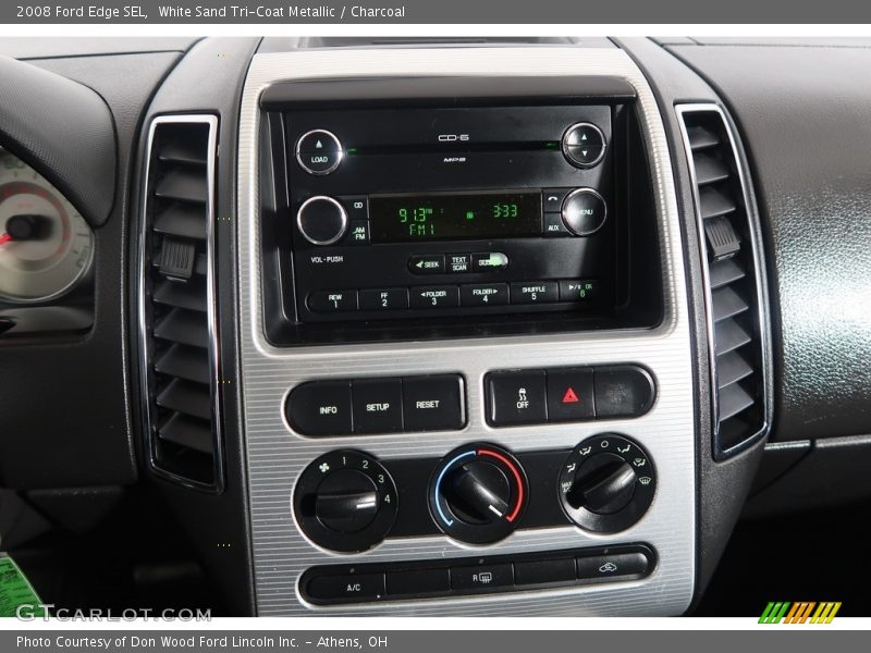 White Sand Tri-Coat Metallic / Charcoal 2008 Ford Edge SEL