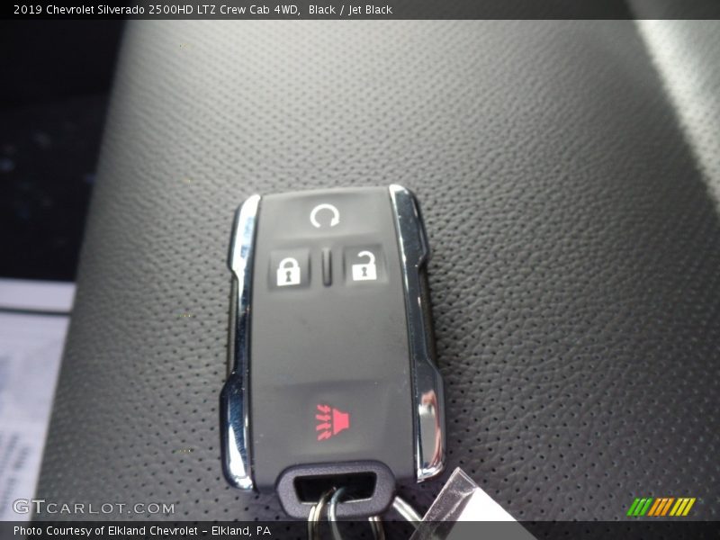Black / Jet Black 2019 Chevrolet Silverado 2500HD LTZ Crew Cab 4WD