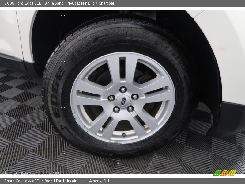 White Sand Tri-Coat Metallic / Charcoal 2008 Ford Edge SEL