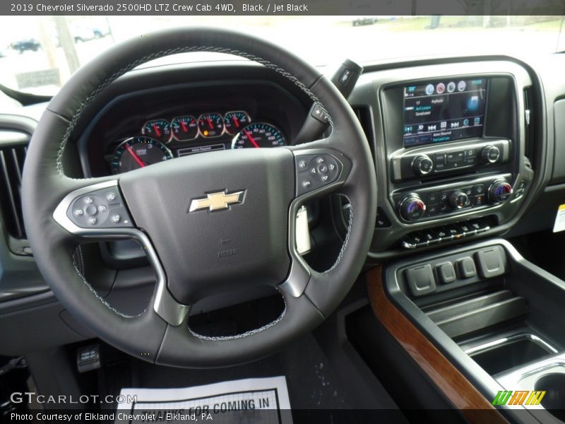Black / Jet Black 2019 Chevrolet Silverado 2500HD LTZ Crew Cab 4WD