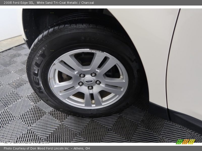 White Sand Tri-Coat Metallic / Charcoal 2008 Ford Edge SEL