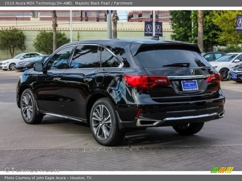 Majestic Black Pearl / Parchment 2019 Acura MDX Technology SH-AWD