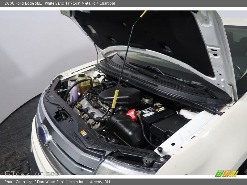 White Sand Tri-Coat Metallic / Charcoal 2008 Ford Edge SEL