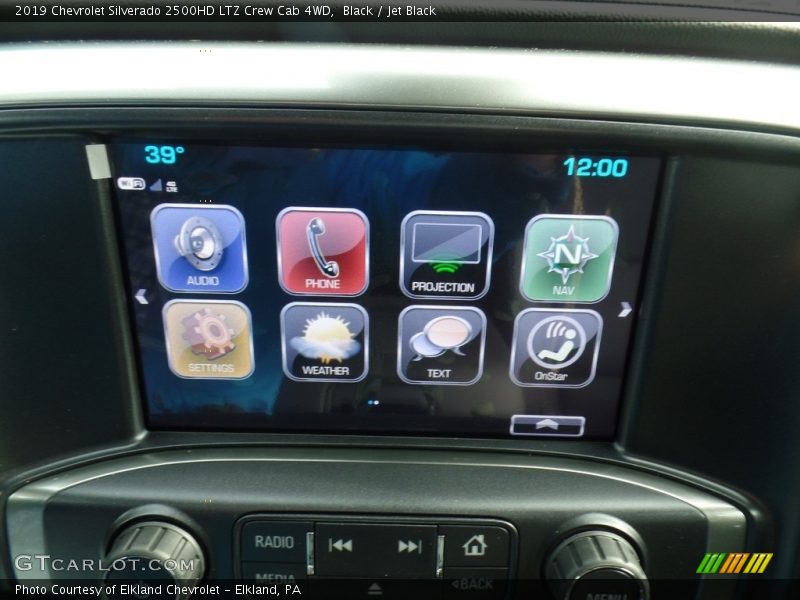 Black / Jet Black 2019 Chevrolet Silverado 2500HD LTZ Crew Cab 4WD
