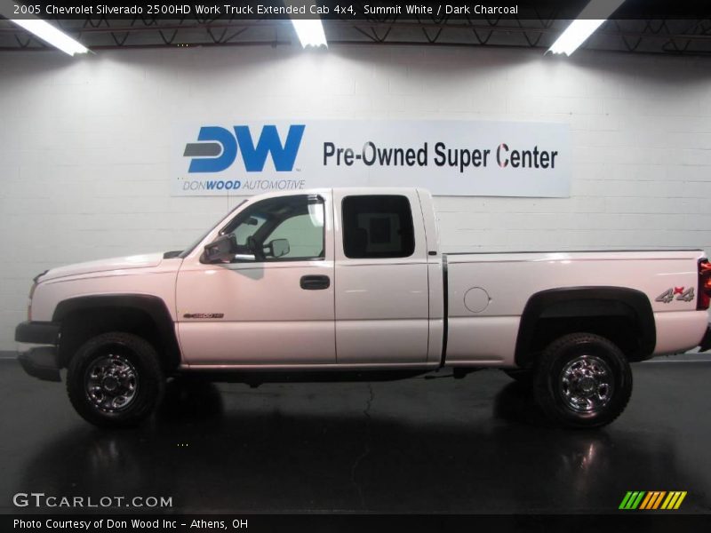 Summit White / Dark Charcoal 2005 Chevrolet Silverado 2500HD Work Truck Extended Cab 4x4
