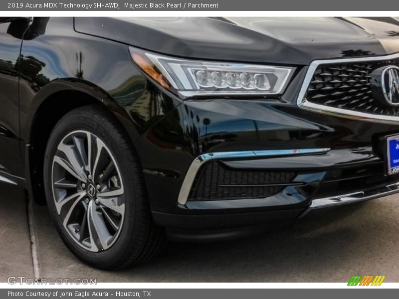 Majestic Black Pearl / Parchment 2019 Acura MDX Technology SH-AWD