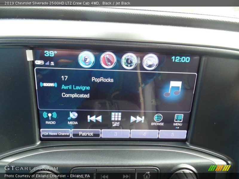 Black / Jet Black 2019 Chevrolet Silverado 2500HD LTZ Crew Cab 4WD