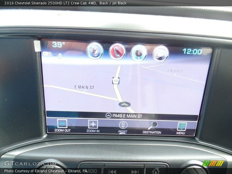 Black / Jet Black 2019 Chevrolet Silverado 2500HD LTZ Crew Cab 4WD