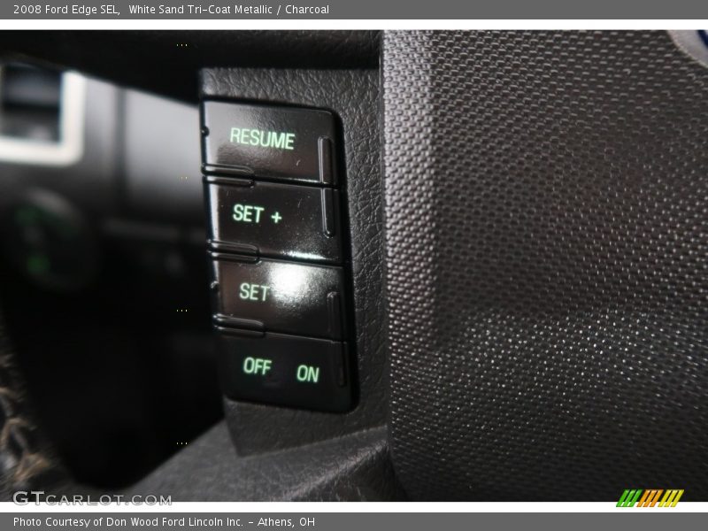 White Sand Tri-Coat Metallic / Charcoal 2008 Ford Edge SEL