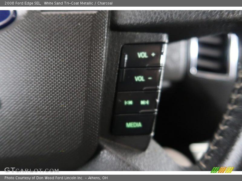 White Sand Tri-Coat Metallic / Charcoal 2008 Ford Edge SEL