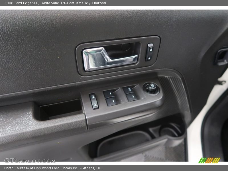 White Sand Tri-Coat Metallic / Charcoal 2008 Ford Edge SEL