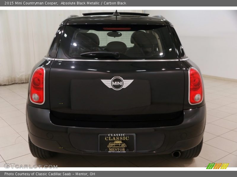 Absolute Black Metallic / Carbon Black 2015 Mini Countryman Cooper
