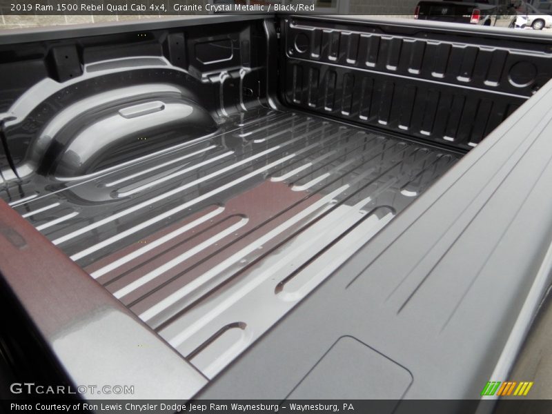 Granite Crystal Metallic / Black/Red 2019 Ram 1500 Rebel Quad Cab 4x4