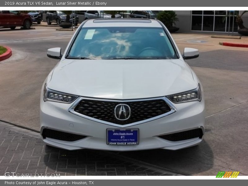 Lunar Silver Metallic / Ebony 2019 Acura TLX V6 Sedan