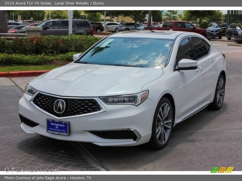 Lunar Silver Metallic / Ebony 2019 Acura TLX V6 Sedan