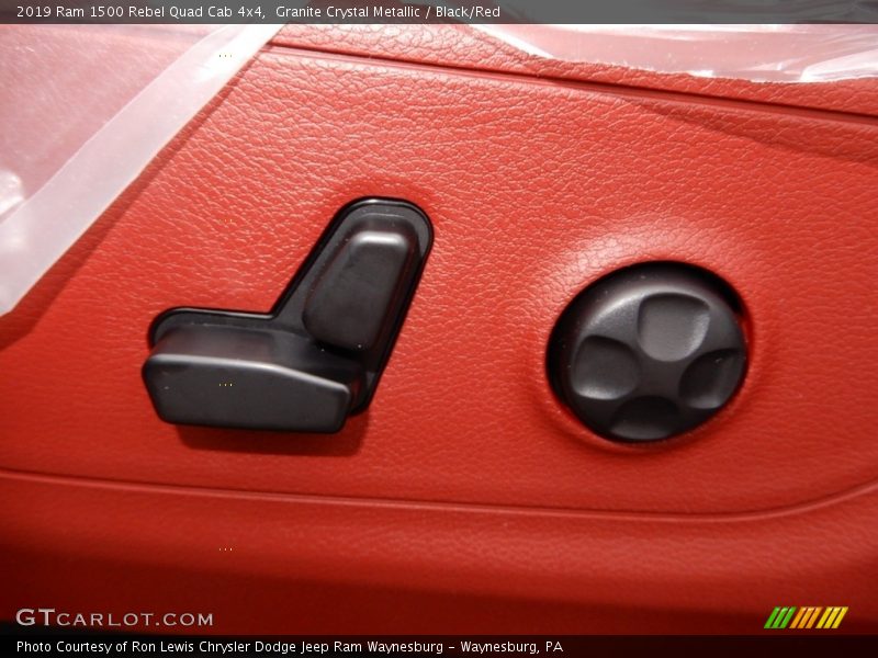 Granite Crystal Metallic / Black/Red 2019 Ram 1500 Rebel Quad Cab 4x4