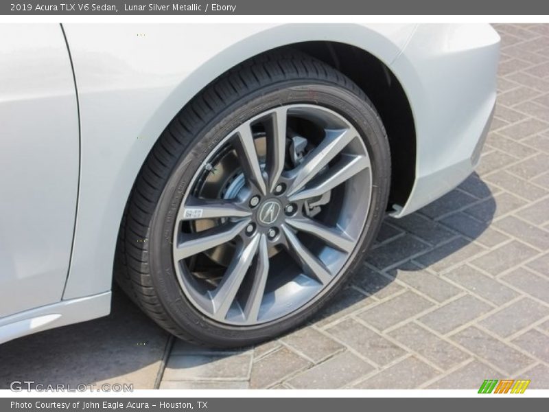 Lunar Silver Metallic / Ebony 2019 Acura TLX V6 Sedan