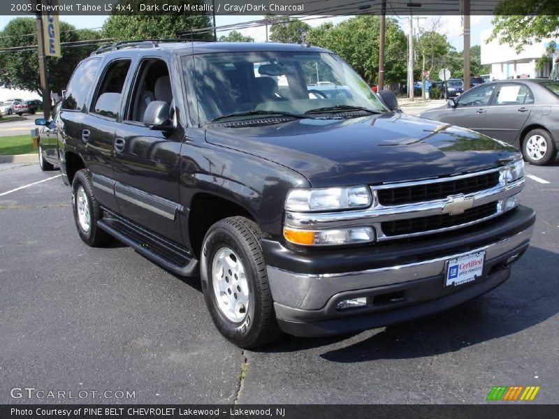 Dark Gray Metallic / Gray/Dark Charcoal 2005 Chevrolet Tahoe LS 4x4