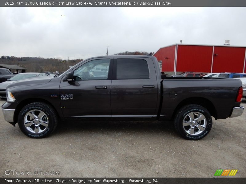 Granite Crystal Metallic / Black/Diesel Gray 2019 Ram 1500 Classic Big Horn Crew Cab 4x4