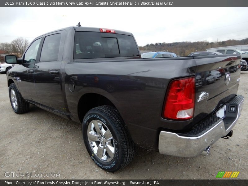 Granite Crystal Metallic / Black/Diesel Gray 2019 Ram 1500 Classic Big Horn Crew Cab 4x4