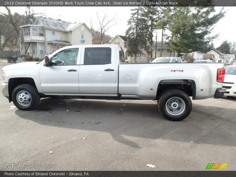 Silver Ice Metallic / Dark Ash/Jet Black 2019 Chevrolet Silverado 3500HD Work Truck Crew Cab 4x4