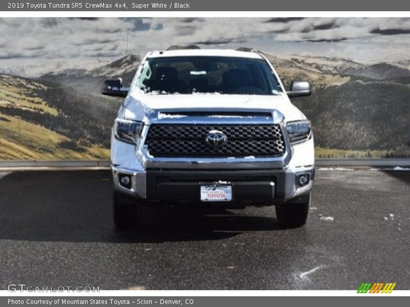 Super White / Black 2019 Toyota Tundra SR5 CrewMax 4x4