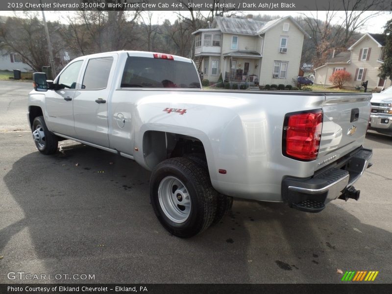 Silver Ice Metallic / Dark Ash/Jet Black 2019 Chevrolet Silverado 3500HD Work Truck Crew Cab 4x4