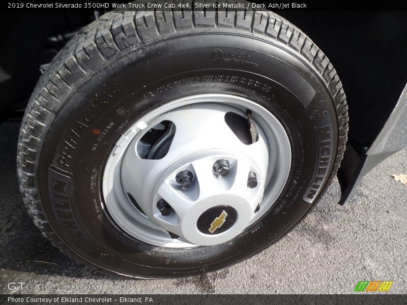 Silver Ice Metallic / Dark Ash/Jet Black 2019 Chevrolet Silverado 3500HD Work Truck Crew Cab 4x4