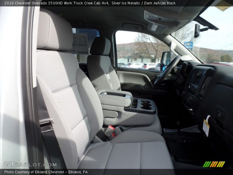 Silver Ice Metallic / Dark Ash/Jet Black 2019 Chevrolet Silverado 3500HD Work Truck Crew Cab 4x4