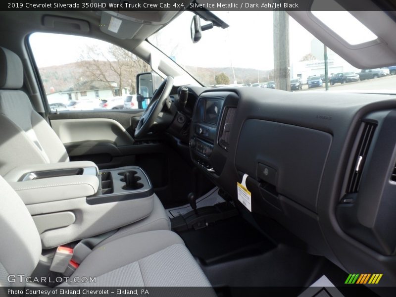 Silver Ice Metallic / Dark Ash/Jet Black 2019 Chevrolet Silverado 3500HD Work Truck Crew Cab 4x4