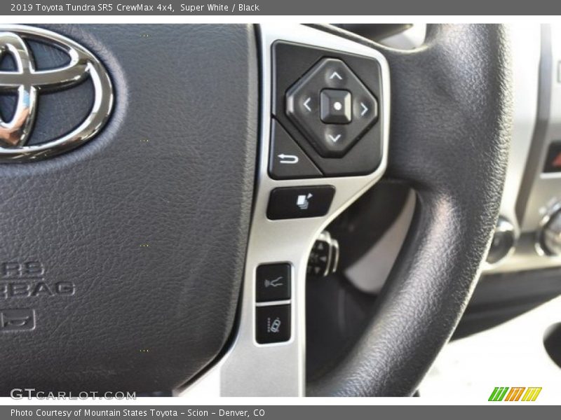 Super White / Black 2019 Toyota Tundra SR5 CrewMax 4x4