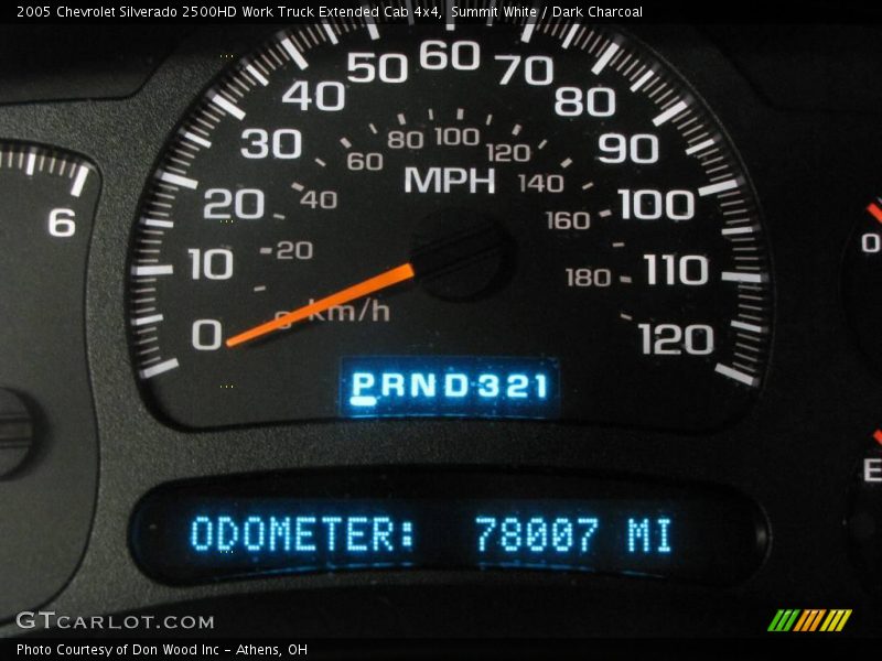 Summit White / Dark Charcoal 2005 Chevrolet Silverado 2500HD Work Truck Extended Cab 4x4